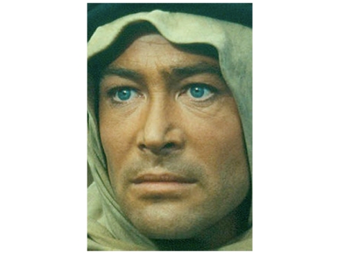 Peter O'Toole as T.E. Lawrence in Lawrence of Arabia
